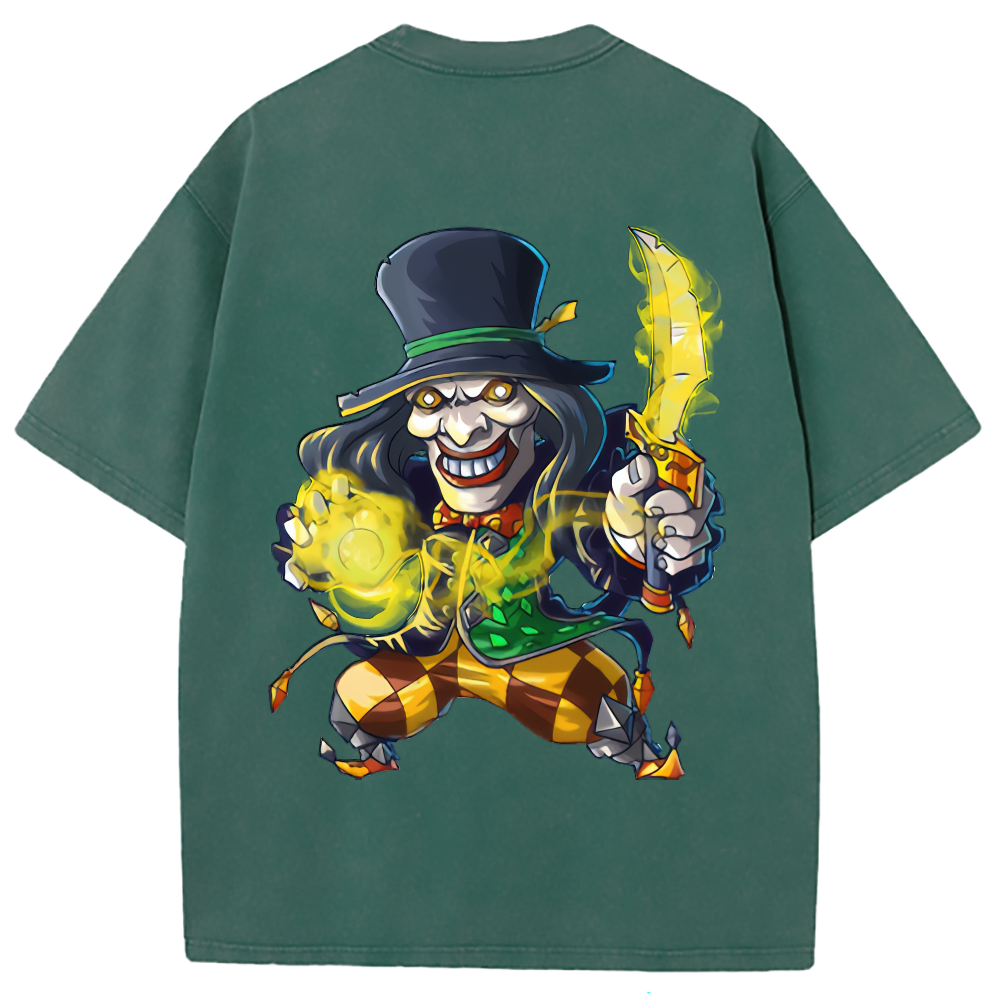 （画像用） リーグ・オブ・レジェンド League of Legends LOL 綿100% ヴィンテージ風 半袖Tシャツ（背面プリント）
